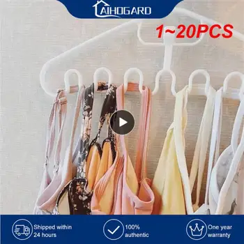 1 ~ 20ШТ Waves Многопортовые опорные вешалки для сушки одежды Многофункциональная пластиковая вешалка для сушки одежды Вешалка для хранения