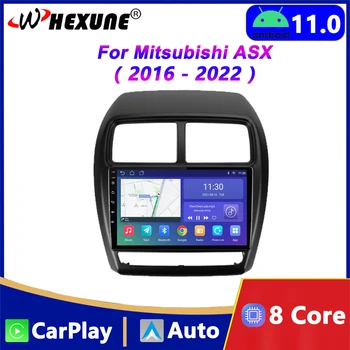 2 Din Автомобильный Радио Мультимедийный Плеер Android 12 Авто GPS Навигация Carplay Для Mitsubishi ASX 1 2016 2017 2018 2019 2020 2021 2022