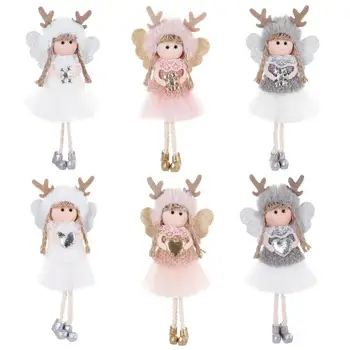20-Сантиметровая кукла Любви, кукла-снежинка, хит продаж, Плюшевая игрушка, подвеска, Рождественское украшение, креативный рождественский подарок для девочки