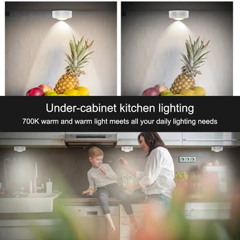 30ЛМ подсветка под шкафом 16 цветов Беспроводная подсветка в шкафу с диммером и тайммером дистанционного управления Отлично подходит для шкафа Спальни кухни
