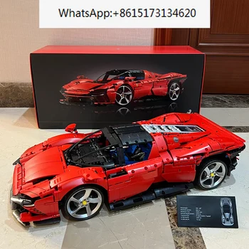 3778шт Daytonae Sp3 Автомобильные Строительные Блоки Ferrari Модель Суперкара Кирпичи Игрушки для Детей Взрослый Подарок На День Рождения Совместимость 42143