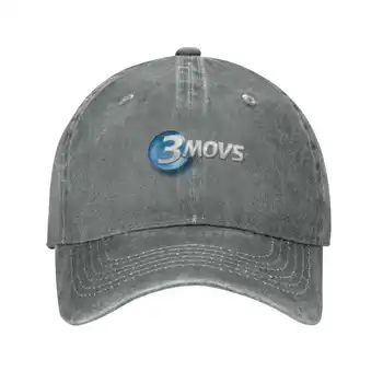 3Movs Графический логотип бренда, высококачественная джинсовая кепка, вязаная шапка, бейсболка