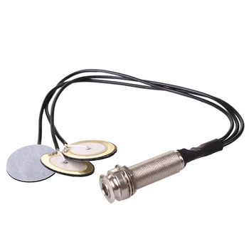 8-кратный пьезоконтактный микрофон 3 датчика с разъемом для торцевых контактов для Kalimba