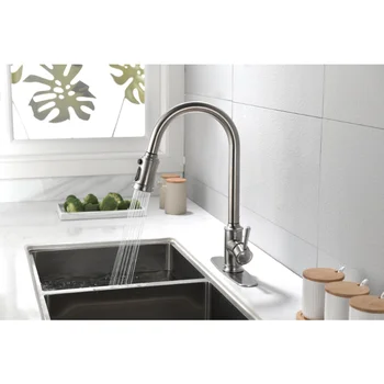 [Flash Deal] Смеситель для кухни Faucet Touch с выдвижным распылителем Обладает отличной коррозионной стойкостью и устойчивостью к ржавчине [на складе в США]