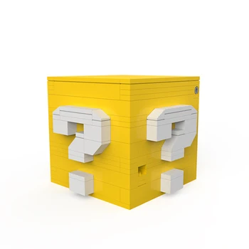Gobricks MOC, Коробка для расшифровки вопросительных знаков, Набор строительных блоков, Коробка для дешифрования радио, Обучающие кирпичные игрушки для детей, подарок