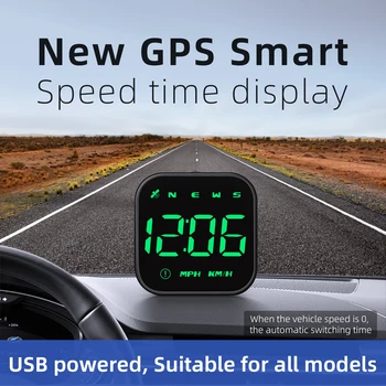 GPS Спидометр Предупреждающий дисплей Направление движения Отображение времени Сигнализация о превышении скорости Сигнализация об усталости при вождении