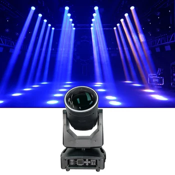 Pro Party Effect Light 400 Вт Светодиодный луч, движущийся головной свет, Прочные двойные призмы, сценическое освещение, бар, DJ, клубная лампа