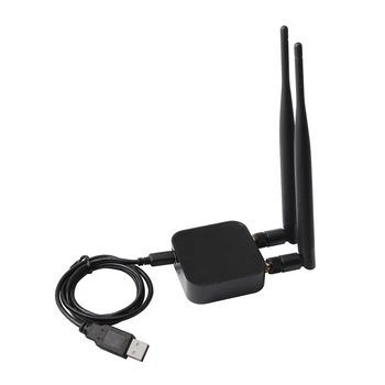 RT3572L Чипсет2.4G/ 5G Беспроводная сетевая карта Wifi Приемник-передатчик с 2 Антеннами для Windows/8/10/ Kali Linux