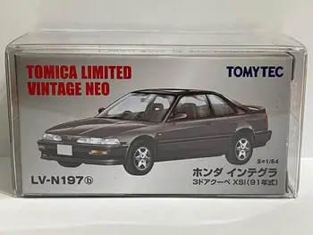 Tomica Limited Vintage Neo Tomytec LV-N197b Integra 3-Дверное Купе XSi, Изготовленное под давлением, Коллекция моделей автомобилей Ограниченной серии Hobby Toys