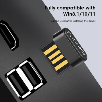 USB-адаптер Bluetooth 5.1 / 5.3, приемник Bluetooth BT5.0, Ключ для ПК, Беспроводная мышь, наушники Bluetooth, Гарнитура, Динамик