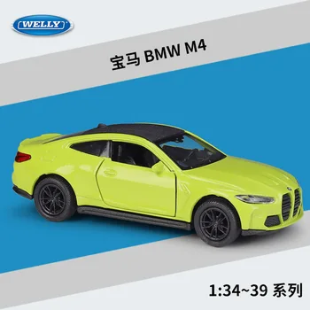 Welly1:36 Имитация спортивного автомобиля Bmw M4, игрушечная модель легкосплавного автомобиля Bobcar