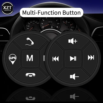 Автомобильная многофункциональная кнопка дистанционного управления рулевым колесом автомобиля Беспроводная кнопка управления автомобильным радио DVD GPS Мультимедийная навигация