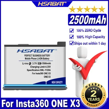 Аккумулятор HSABAT X3 2500 мАч для Insta360 X3 Batteries