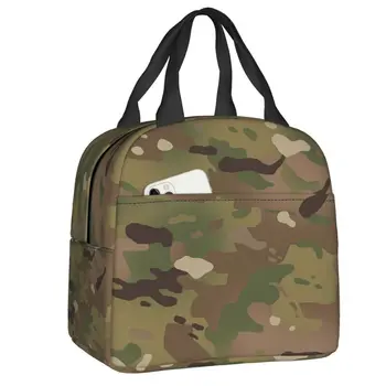 Армейский ланч-бокс в военном камуфляже, многофункциональный термоохладитель, сумка для ланча с изоляцией для еды, Многоразовые сумки для пикника