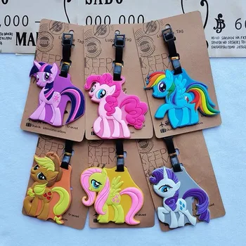 Багажная бирка My Little Pony мультяшная милая дорожная сумка накладная бирка креативная анимация периферийные аксессуары kawaii игрушечная модель