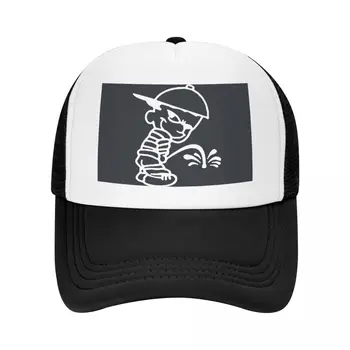 Бейсболка Peeing On Haters Boy для мужчин и женщин Snapback Trucker Hat, регулируемые шляпы унисекс с сеткой для рыбалки