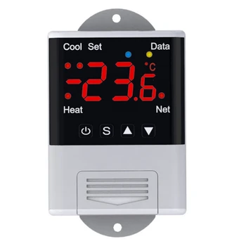 Беспроводной Wifi Регулятор температуры Термостат AC110-220V DTC1201 NTC Датчик Цифровой дисплей Управление приложением для умного дома