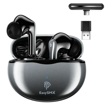 Беспроводные игровые наушники EasySMX TG 01 для виртуальной реальности, низкая задержка 30 мс, USB-C-ключ 2,4 ГГц, Наушники, совместимые с ПК, PS4, PS5, телефоном