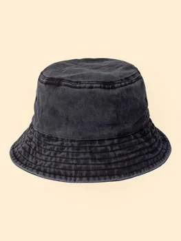 Винтажные мужские и женские круглый год, однотонная легкая ковбойская шляпа-ведро, спорт на открытом воздухе, солнцезащитный крем для путешествий.
