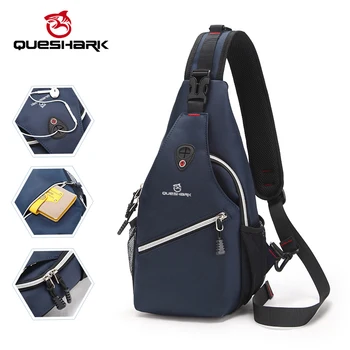 Водонепроницаемая походная сумка из профессиональной ткани Оксфорд QUESHARK, многофункциональные спортивные сумки для скалолазания, пеших прогулок, верховой езды, дорожная сумка