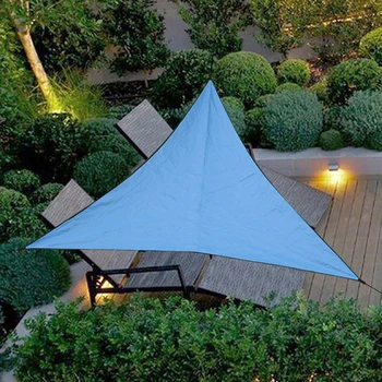 Водонепроницаемая треугольная солнцезащитная сетка, комбинированная сетка, треугольная палатка для солнцезащитных парусов