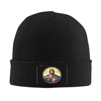 Вязаная шапка с логотипом, кепка, вязаная шапочка-бини, Хипстерская шапочка унисекс
