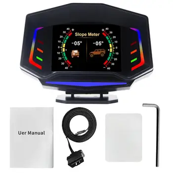 Дисплей датчика Obd2, головной дисплей для лобового стекла автомобиля, цифровой спидометр GPS, сигнализация о превышении скорости, предупреждение о усталости при вождении, лобовое стекло