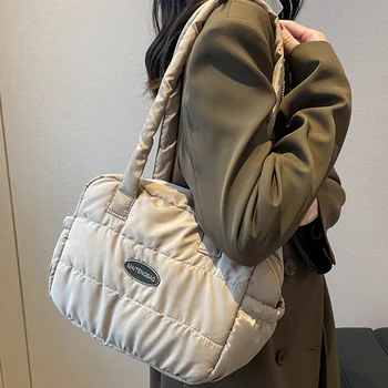 Женская многофункциональная сумка с модной подкладкой, повседневная сумка для подмышек, женская сумка для покупок большой емкости, повседневные сумки через плечо