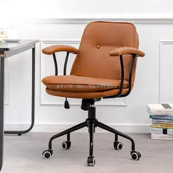 Компьютерное кресло домашнее удобное игровое кресло nordic Light роскошное офисное кресло с подъемником, вращающееся кресло, простое заднее сиденье рабочего стола