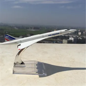 Масштабная Модель Concorde Air France В масштабе 1:400 Самолет 1976-2003 Авиалайнер Из Сплава, Изготовленный На заказ, Коллекция Игрушек Для Взрослых, Подарки