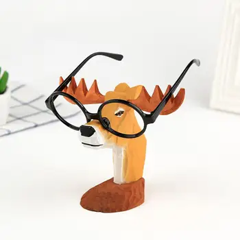 Многоразовая оправа для очков, уникальная подставка для очков из массива дерева в стиле животных, стильный изысканный подарок для украшения ювелирных изделий