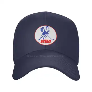 Модная качественная джинсовая кепка с логотипом Всемирной хоккейной ассоциации (ВАЗ), Вязаная шапка, бейсболка
