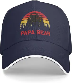 Мужская папина шляпа Papa Bear, женская бейсболка, шляпа дальнобойщика, ковбойская шляпа, бейсболка, папина кепка