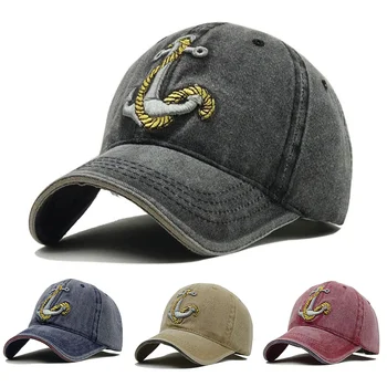 Мужская шляпа 2023Spring Anchor, женская бейсболка для мужчин, повседневная хлопковая кепка для армейского дальнобойщика в стиле хип-хоп, бейсболка-снэпбэк, рыболовный капор