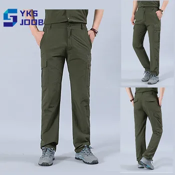 Мужские тактические походные брюки, летние быстросохнущие дышащие водонепроницаемые брюки для кемпинга, скалолазания, рыбалки, Модные брюки, Размер M-4XL