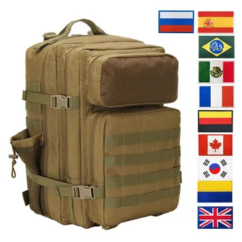 Мужской Модный повседневный рюкзак большой емкости OULYLAN, военный камуфляжный походный тактический рюкзак для путешествий на открытом воздухе