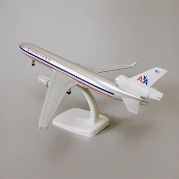 НОВЫЙ 20-сантиметровый Сплав Металла Air USA American AA MD MD-11 Airways, Отлитая под давлением Модель Самолета, Модель Самолета с Колесами и Шасси