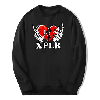 Новый логотип XPLR, Торговые Свитшоты Sam and Colby Heartbreak, Пуловеры с круглым вырезом и длинным рукавом, Уличная Женская Мужская Толстовка, Одежда