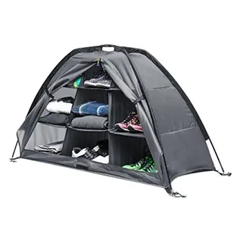 Палатка для хранения кемпинга на молнии с 9 сетками, ткань Оксфорд 210D, принадлежности для хранения барбекю, кемпинга и обедов на открытом воздухе