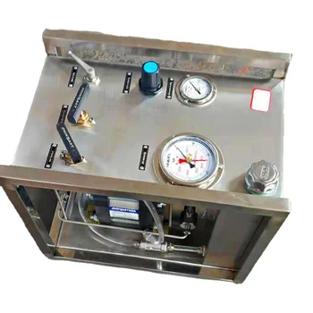 Пневматическое Жидкостное Оборудование Высокого давления Оборудование для обнаружения утечек Гидравлическая Испытательная Машина Стенд для испытания под давлением Портативный Пресс