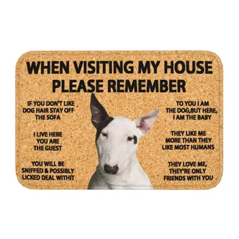 Пожалуйста, помните о правилах содержания собак-бультерьеров в доме, коврик для входной двери, противоскользящий водонепроницаемый коврик для кухни, коврик для входа на балкон, ковровое покрытие