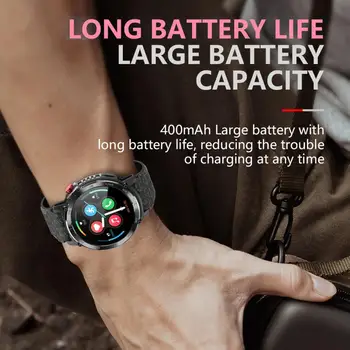 Практичные смарт-часы AMZ C22 с 4-контактным кабелем для зарядки, совместимые с HD, длительное время автономной работы, спортивные смарт-часы с подсчетом шагов