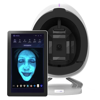 Профессиональный 3D зеркальный прибор для анализа кожи Дерматоскоп 8 спектров Сканер кожи лица УФ Анализатор кожи Портативная машина