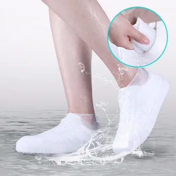 Размер L, силиконовый чехол для Непромокаемой обуви, Водонепроницаемые, Утолщенные, Противоскользящие, Многоразовые Рыбацкие Галоши, Сапоги для активного отдыха