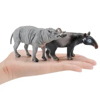 Реалистично выглядящие фигурки животных Азиатский Тапир/Babyrousa Животные Игрушки ABS обучающие игрушки-головоломки Идеально подходят для образовательных вечеринок