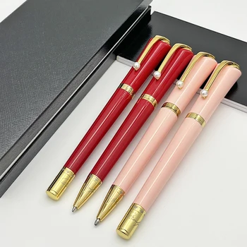 Роскошное специальное издание Monroe черного / розового / красного цветов, шариковая ручка-роллер MB с жемчужным зажимом