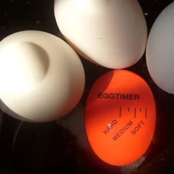 Таймер для яиц в форме яйца, Нетоксичный Таймер для изменения цвета, Термостойкая смола для вареных яиц, Пищевая смола, Подарки для друзей семьи