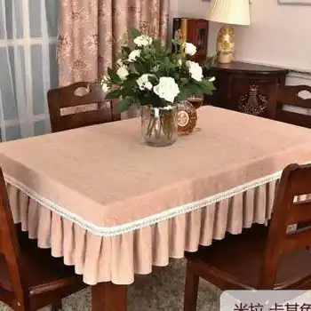 Ткань, овальная скатерть, прямоугольная скатерть для обеденного стола, набор квадратных досок, письменный стол, набор журнальных столиков