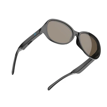 Умные очки, беспроводные наушники Bluetooth 5.3, Спортивные музыкальные наушники, громкая связь, Антисиневые очки, солнцезащитные очки для улицы.