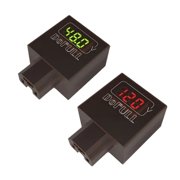 Цифровой вольтметр постоянного тока DC30-100V 2 в 1, USB-зарядное устройство для электровелосипедов, гнездо для зарядки мобильного телефона